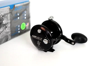 Avet JX6/3 MC G2 NGP Two-Speed Lever Drag Reel - BLACK - Right Handed - NEW - Image 1 of 4