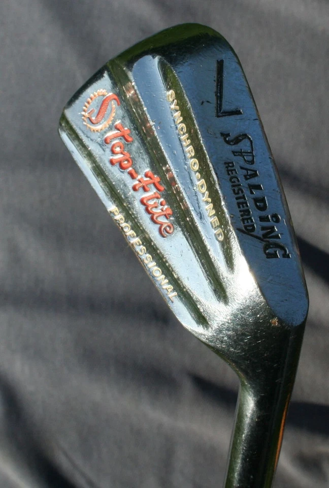 Spalding Top Flite Synchro Dyned 7 Iron Original Pro Fit Medium Flex Steel Shaft - Image 1 of 4