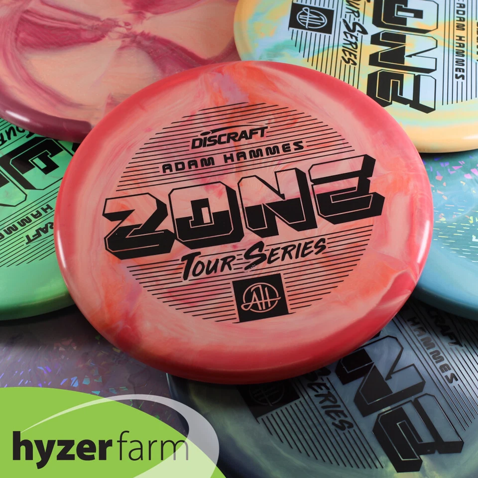 Discraft HAMMES 2022 TOUR SWIRL ESP ZONE *elige tu peso y color* Hyzer Farm Foto 1 de 1