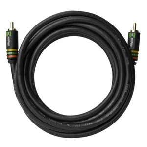 ELE11004M Element-Hz™ Universal Single RCA Cable (4 Meters / 13.12ft, Black) - Picture 1 of 5