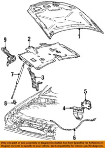 FORD OEM 96-99 Sable,Taurus Hood Hood Components-Latch Support F6DZ16707AA - Picture 1 of 1