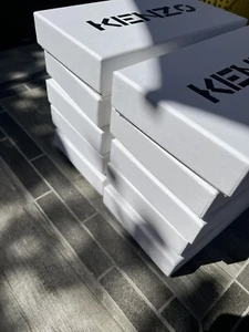 10 x scatole vuote KENZO bianche e nere usate una volta amate - Foto 1 di 8