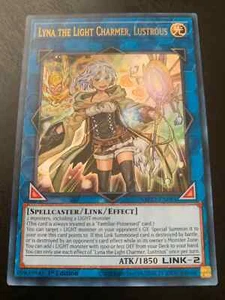 Yugioh MP22-EN089 Lyna the Light Charmer, Lustrous Ultra Rare 1st Edition NM - Picture 1 of 2