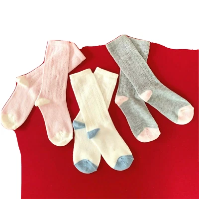 Mini Boden Suave-Cómodo 3 Pares "CALCETINES PUNTO ENCAJE" 2-3 Años.  ¡Gran idea de regalo! Foto 1 de 4