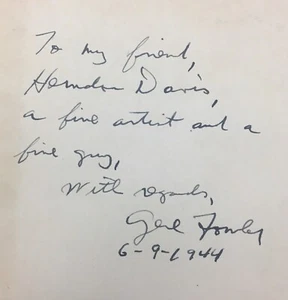 Signed by Gene Fowler, inscribed to Herndon Davis, Timber Line hardcover - Imagen 1 de 4