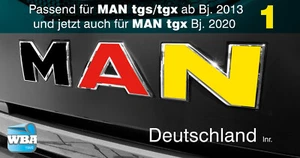 W.B.A. Pegatina adecuada para Man Emblem TGS a partir del año 2013 motivo Alemania 1 - Imagen 1 de 9