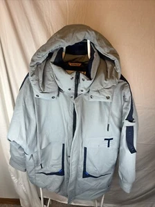 Rafrain Unisex Daunenjacke mit Kapuze Winter dick warm wattiert Jacke Mantel - 2XL - Bild 1 von 6