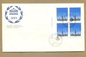 Kanada Ersttagsbriefe 1985-09-03 Inter Parliamentary Union U.L. ECKBLOCK - Bild 1 von 2