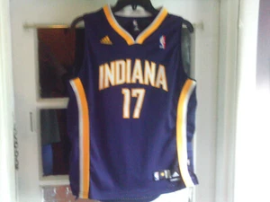 Indiana Pacers adidas Sewn Jersey (Mike Dunleavy #17) Youth SZ-Large (14-16) +2  - Picture 1 of 8