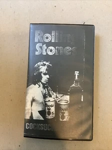 Rolling Stones: Cocksucker Blues VHS Tape Pewster Videocassette 1993 - Picture 1 of 9