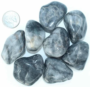 8 Piezas de *AAA* Cuarzo Gris Brasileño Caído / 11,4 oz (323,18 gr) 1865 - Imagen 1 de 10