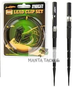 NEW Safety Lead Clip Set Tubing Swivels + Splicing Rig Tool Stripper Carp Rigs - Picture 1 of 1