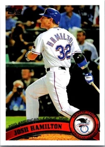 Josh Hamilton 2011 Topps #29 Texas Rangers - Picture 1 of 2