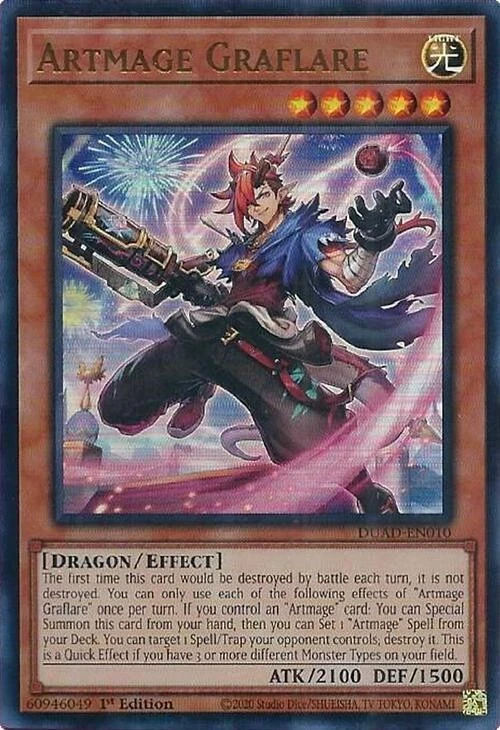 Artmage Graflare (DUAD-EN010) - Ultra Rare - 1st Edition - Image 1 of 1
