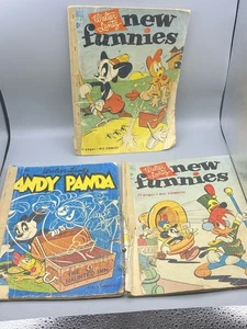 3- Walter Lantz Comics Funnies, getragener Zustand - Bild 1 von 16