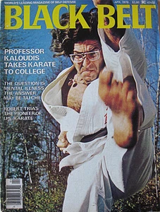 RARE 4/76 BLACK BELT MAGAZINE EDWARD KALOUDIS ROBERT TRIAS KARATE MARTIAL ARTS - Picture 1 of 1
