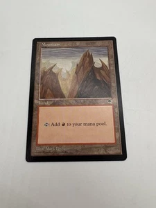 Magic The Gathering Mountain Tempest Land Common Vintage Add To Your Mana Pool - Picture 1 of 13