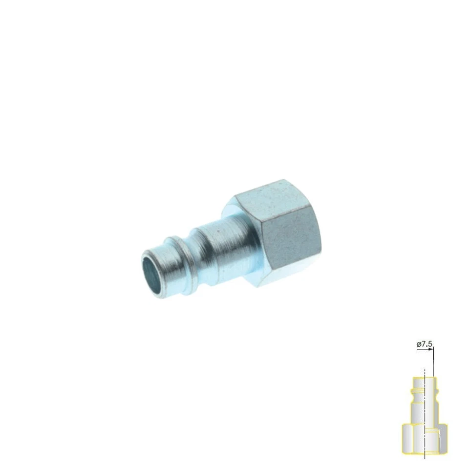 BUD RACCORDO INNESTO RAPIDO ARIA COMPRESSA AVP ATTACCO FEMMINA 1/4 PROFILO EUROPEO