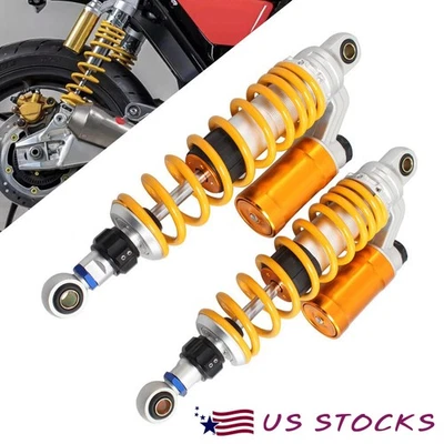 Amortiguadores de aire de suspensión trasera de aluminio de 13" 330 mm para Suzuki Yamaha Honda Foto 1 de 4