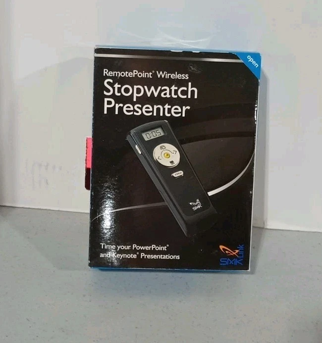 Interlink Wireless Stopwatch Presenter with Laser Pointer VP4560  - Image 1 of 4