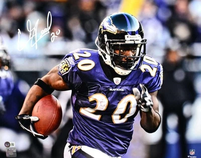 Foto de primer plano autografiada por Ed Reed Baltimore Ravens 16x20-Beckett con holograma Foto 1 de 4