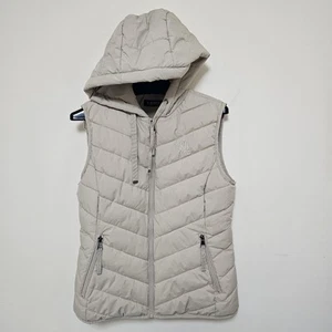 LAUREN Ralph Lauren BLACK LABEL Small Hooded Puffer Vest POCKETS Womens  - Picture 1 of 14
