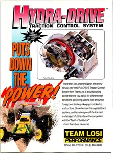Anuncio impreso Losi Hydra-Drive Traction Jr xPro arte de pared decoración efímero - Imagen 1 de 1