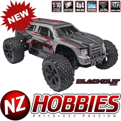 REDCAT Blackout XTE 1/10 Electric Monster SUV Silver 4WD # RER07011 - Image 1 of 4