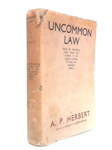 Uncommon Law: 66 Misleading Cases (A.P. Herbert - 1959) (ID:81893) - Picture 1 of 2