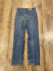Vintage 1970s Levi's Orange Tab Straight Leg Student Fit Jeans Size 29x30 Rare - Picture 1 of 9