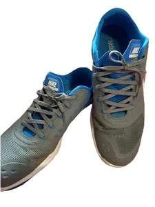 Nike FS Lite Entrenador 2 Zapatos Reino Unido 10 Hombres Azul Gris Tenis para Correr Gimnasio Atlético - Imagen 1 de 24