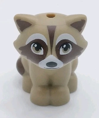 Lego Mapache Amigos Princesa Elfos Animal Bronceado Oscuro con Marcas Marrón Oscuro Foto 1 de 2