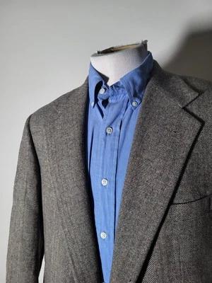 Blazer Chaqueta Abrigo Deportivo Vintage 42R Polo Ralph Lauren Tweed Marrón Rojo Verde Foto 1 de 4