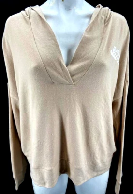 全新 Milwaukee Bucks Concepts 运动棕褐色 V 领连帽 LS 毛衣衬衫 女式 M — 第 1/4 张图片