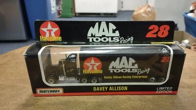 1993 Matchbox Transporters Super Star 1:87 #28 Davey Allison/Havoline Mac Tools - Image 1 of 4