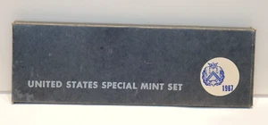 1967 SMS Set Original Box 40% Silver Kennedy US Special Mint Set 5 Coins.. - Picture 1 of 3