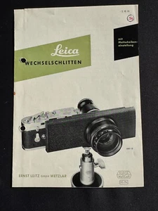 #A0634- Leica Wechselschlitten 1956 - Photo 1/3