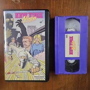 NEW YORK NINJA VHS *NEU* Purple Vinegar Syndrome Video Cassette Movie - Bild 1 von 4