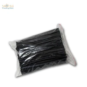Schrumpfschlauch-Sortiment, 100-teilig, schwarz, lose abgepackt, Isolierschlauch - Bild 1 von 6