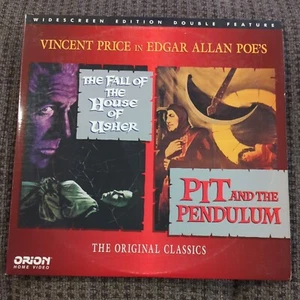 The Fall of the House of Usher & Pit and the Pendulum (Double Feature)-laserdisc - Picture 1 of 2