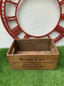 Vintage Wooden Vegetables Storage Box H155 - Picture 1 of 12
