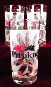 3 Bicchieri Vetro Preakness 2010 Pimlico The Maryland Jockey Club Corsa di Cavalli - Foto 1 di 5