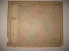 Antique 1880 Eden Township Center Valley Erie County New York Handcolored Map Nr