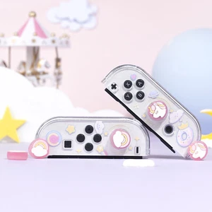 HOT Nin-tendo Switch Rainbow Pony Joystick Silicone Button Protection Cover AUS - Picture 1 of 9
