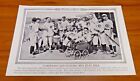 Baseball Comedians 1936 Original Illustrated Current News 19X12 Great Condition