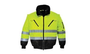 Portwest Arbeitsjacke Hi-Vis Pilotenjacke PJ50, Warnschutzjacke, gelb-schwarz XL - Bild 1 von 2