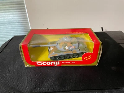 VINTAGE Corgi American Tank Tank Diecast MetaL 902 - 1983 - Image 1 of 4