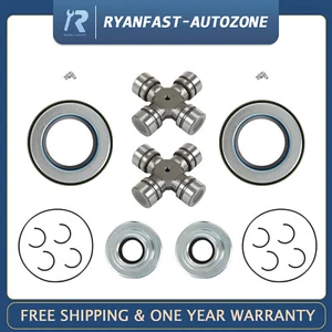 Front Axle Seal & Greaseable U Joint Kit fit for Ford F250 F350 Superduty 05-14 - Picture 1 of 24