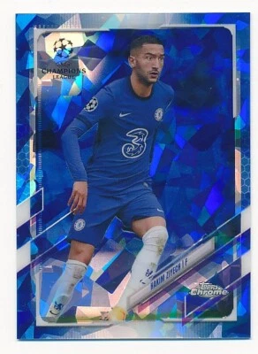 HAKIM ZIYECH 2020-21 TOPPS CHROME SAPPHIRE UEFA CHAMPIONS #84 MINT - Image 1 of 2