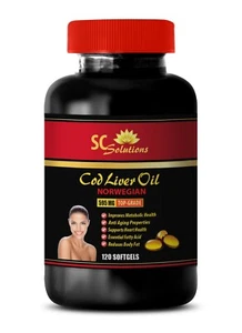 Aceite de hígado de bacalao Norwegian - aceite de hígado de bacalao 600 mg - ayuda a la vista - 1B - Imagen 1 de 11